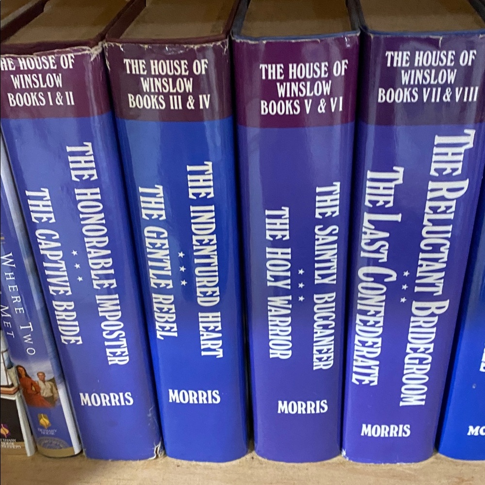 The House of Winslow Book Set by Morris. All hardback except for the last two